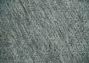 Hand carved Geometrical Design Ivory, Gray and Charcoal Hand knotted wool Area Rug