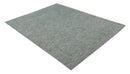 Hand carved Geometrical Design Ivory, Gray and Charcoal Hand knotted wool Area Rug