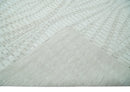 Hand carved Ivory Traditional Geometrical Pattern Hand Knotted 7.10x9.8 Wool Area Rug