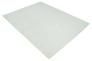 Hand carved Ivory Traditional Hand Knotted 8x10 high low Wool Area Rug
