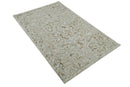 Hand Tufted 5x8 Brown and Beige Wool Textured Loop Area Rug