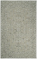 Beige Modern Style Hand Tufted Wool Textured Loop 5x8 Area Rug