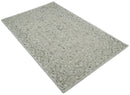 Beige Modern Style Hand Tufted Wool Textured Loop 5x8 Area Rug