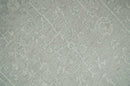 Hand Knotted 2x3 Beige and Ivory Traditional Persian Oushak Wool Rug | N6223
