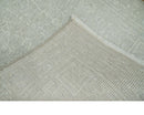 Hand Knotted 2x3 Beige and Ivory Traditional Persian Oushak Wool Rug | N6223