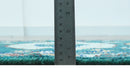 Hand knotted 2x3 Teal Traditional Khotan Design Wool Area Rug