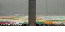 Hand Knotted 4.5x6.5 Multicolor Persian Recycled Silk Area Rug