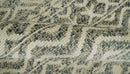 Hand Knotted 4x6 Beige, Camel and Olive Modern Contemporary Southwestern Tribal Trellis Recycled Silk Area Rug