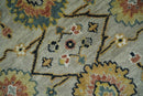 Hand Knotted Mustard and Ivory Traditional Oriental Oushak Custom Made Wool area Rug