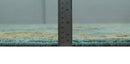 Hand Knotted Teal and Gold Traditional Oushak Multi Size Wool Area Rug