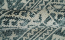 Hand Knotted 5x8 Ivory and Teal Modern Persian Style Contemporary Recycled Silk Area Rug | OP113