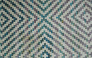 Hand Knotted 5x8 Ivory, Blue and Purple Geometric Style  Bamboo Silk Area Rug