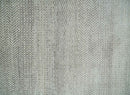 Hand Knotted 8x10 Modern Geometric Trellis Scandinavian Charcoal, Silver and Ivory Wool Area Rug