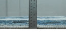 Hand Knotted Antique 8x10 Silver, Blue and Black Traditional Heriz Serapi Wool Rug | TRDCP873810