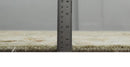 Hand Knotted Olive and Ivory Traditional Oushak Wool Rug