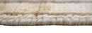 Hand Knotted Beige and Blue Antique Oushak Wool Runner Rug