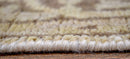 Beige and Brown Traditional Oushak Hand Knotted Wool 2.8x12  Area Rug