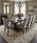 Hand Knotted Beige, Ivory and Gray Traditional Oushak Custom Made Wool Rug