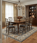 Hand Knotted Gray, Ivory and Olive Traditional Oushak Multi Size Wool Area Rug