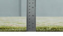 Hand Knotted Green, Ivory and Silver Oriental Traditional 9x12 Wool Area Rug