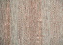 Hand Knotted Modern Geometric Trellis Scandinavian 8x10 Ivory, Rust and Gray Wool Area Rug | TRDCP933810