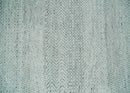 Hand Knotted Modern Geometric Trellis Scandinavian Silver and Gray Wool Area Rug 8x10  | TRDCP930810