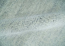 Hand Knotted Modern Geometric Trellis Scandinavian Silver and Gray Wool Area Rug 8x10  | TRDCP930810