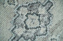 Hand Knotted Charcoal And Beige Traditional with Blended Custom Made Wool Rug