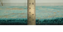 Hand Knotted Teal Traditional Oushak 9x12 wool area rug