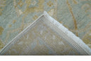 Hand Knotted Traditional Oushak Design Gray And Beige 8x10 Wool Rug
