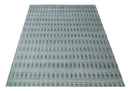 Hand Made 8x10 Modern Stripes Beige, Gray and Silver Scandinavian Blended Wool Flatwoven Area Rug | KE22