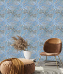 Hand Painted Blooming Trees Wallpaper