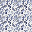 Hand Painted Leaves Wallpaper