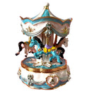 Hand painted pastel carousel horse trinket box bedroom ornament