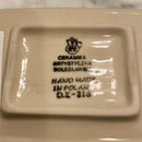 Hand-painted Polish Floral Ceramic Soap Dish - Flower Meadow