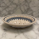 Hand-painted Polish Floral Ceramic Soap Dish - Vine