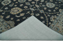 Hand Tufted Black and Silver 8x10 Modern Oushak Rug, Kids, Living Room and Bedroom Rug | TRD6501810S