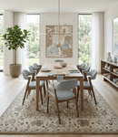 Hand Tufted Earthy Camel and Beige 8x10 Traditional Oushak Rug