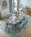 Hand Tufted Modern Ivory and Gray Wool Area rug