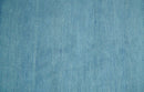 Hand Tufted Solid Plane Light Blue Woolen 8x10 wool Area Rug