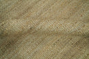 Hand Woven Natural Fiber Brown Natural Jute Rug