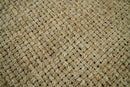 Hand Woven Natural Fiber Brown Natural Jute Rug