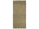Hand Woven Natural Fiber Brown Natural Jute Rug