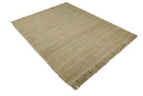 Hand Woven Natural Fiber Brown Natural Jute Rug