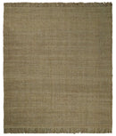 Hand Woven Natural Fiber Brown Natural Jute Rug