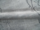 3x5 Hand Woven Silver and Gray Modern Floral Art Silk Rug