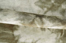 4x6 Modern Abstract Hand Woven Silver and Olive Art Silk Rug
