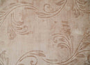 3x5 Hand Woven Beige and Peach Modern Floral Art Silk Rug
