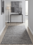 Hand Woven Gray Modern Style Wool Area Rug
