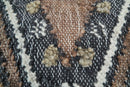 Hand woven Jute and Wool Tribal Accent Pillow, Cushion | PL14